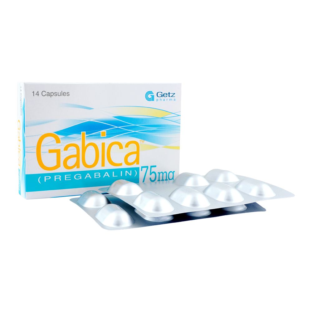 Getz Pharma Gabica Capsule, 75mg, 14-Pack product image 2 - Bolanclinic