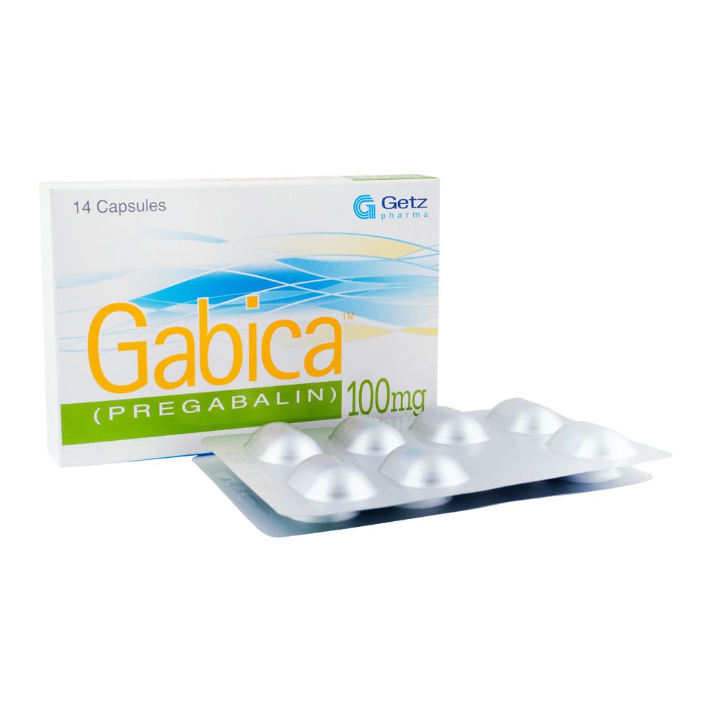 Getz Pharma Gabica Capsule, 100mg, 14-Pack product image 2 - Bolanclinic
