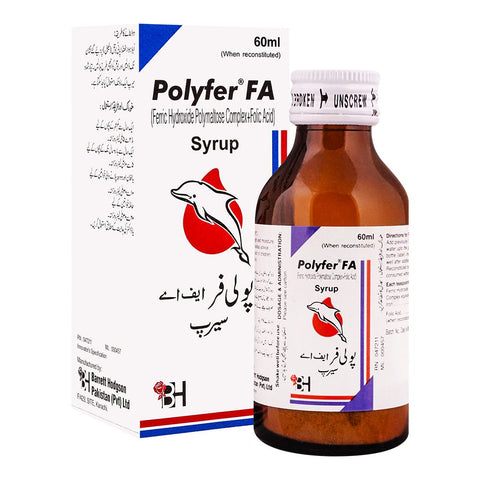 Barrett Hodgson Polyfer FA Syrup, 60ml product image - Bolanclinic