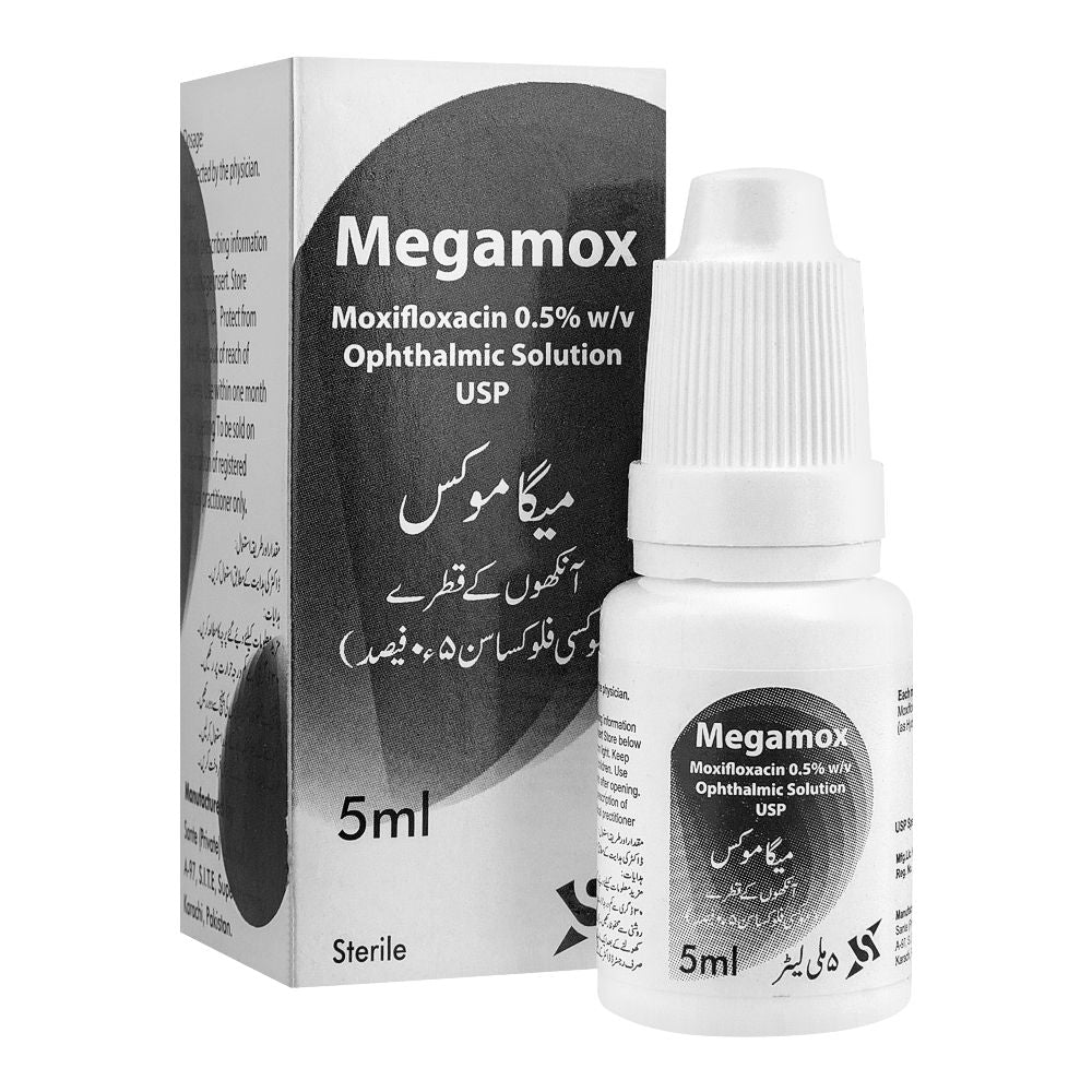 Sante Pharma Megamox Ophthalmic Drops, 5ml product image - Bolanclinic