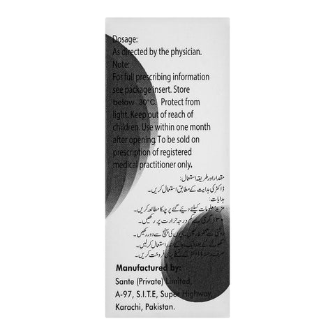 Sante Pharma Megamox Ophthalmic Drops, 5ml product image 2 - Bolanclinic