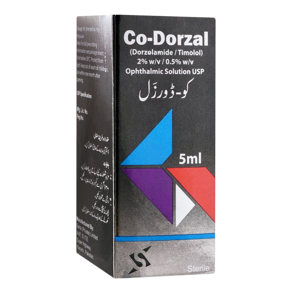 Sante Pharma Co-Dorzal Eye Drops, 5ml product image - Bolanclinic