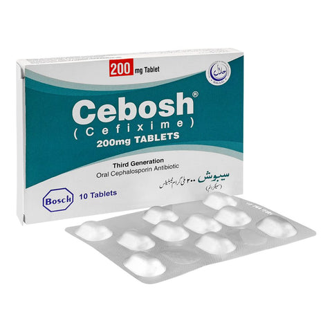 Bosch Pharmaceuticals Cebosh Tablet, 200mg, 10-Pack product image - Bolanclinic