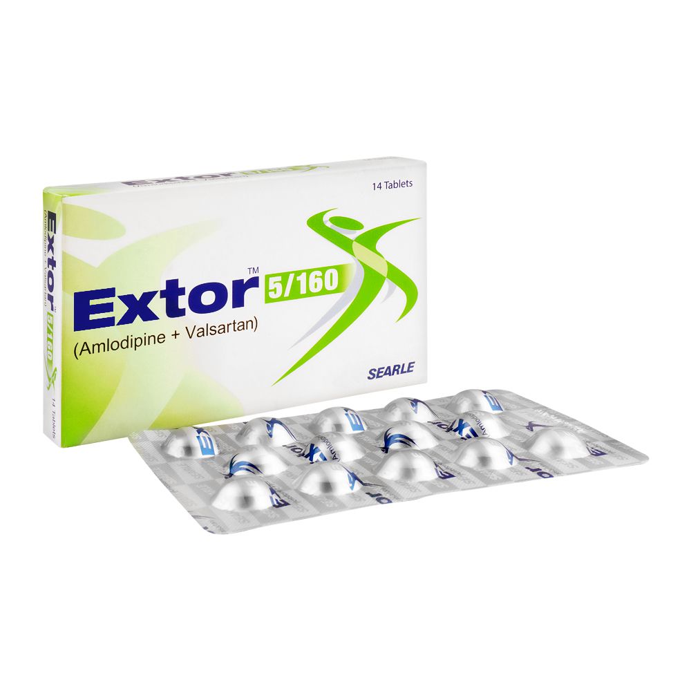 Searle Extor Tablet, 5/160mg, 14-Pack product image - Bolanclinic