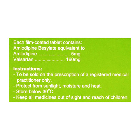 Searle Extor Tablet, 5/160mg, 14-Pack product image 3 - Bolanclinic