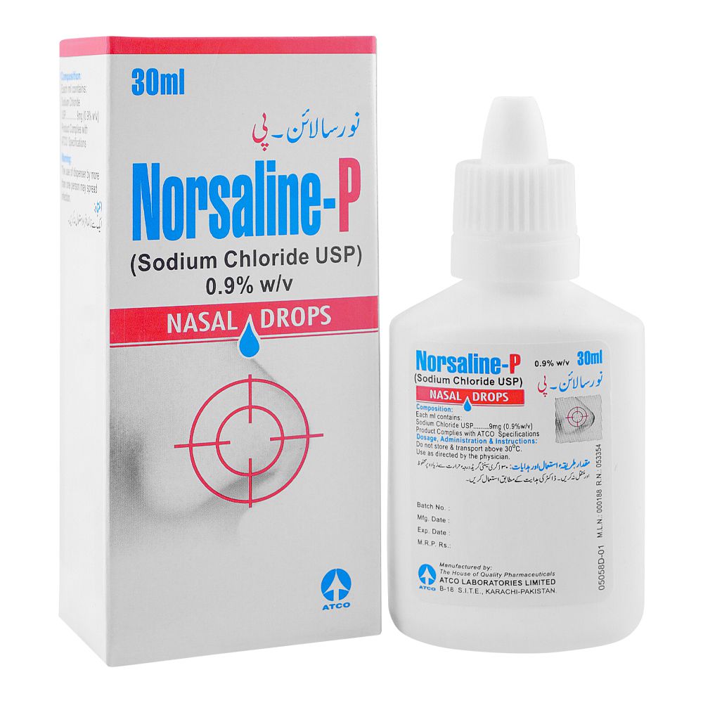 ATCO Laboratories Norsaline-P Drops, 30ml product image - Bolanclinic