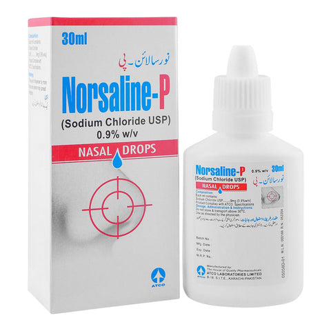 ATCO Laboratories Norsaline-P Drops, 30ml product image - Bolanclinic