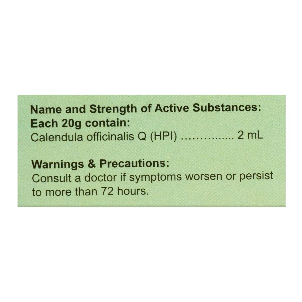 Paul Brooks Homoeo Labs Calendula Medicated Cream, 20g product image 2 - Bolanclinic