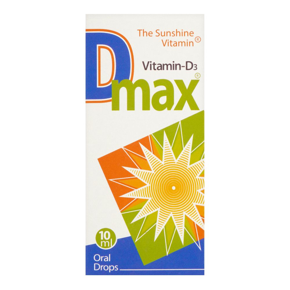 Matrix Pharma D-Max Vitamin D3 Oral Drops, 10ml product image 2 - Bolanclinic