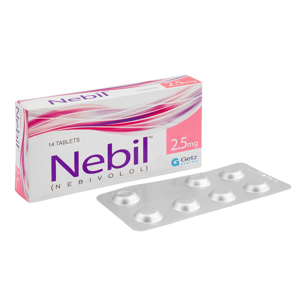 Getz Pharma Nebil Tablet, 2.5mg, 1-Strip product image 2 - Bolanclinic