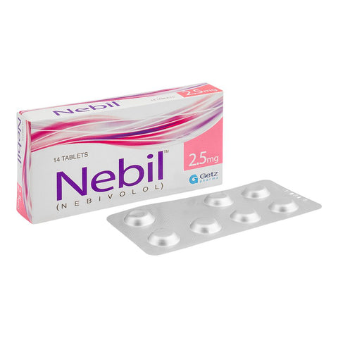 Getz Pharma Nebil Tablet, 2.5mg, 1-Strip product image 2 - Bolanclinic
