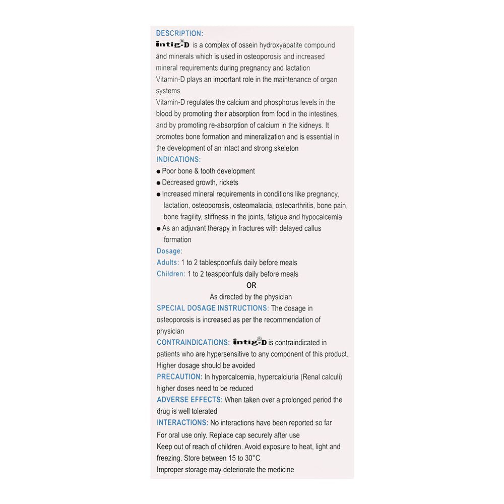 Sami Pharmaceuticals Intig-D Suspension, 60ml product image 3 - Bolanclinic