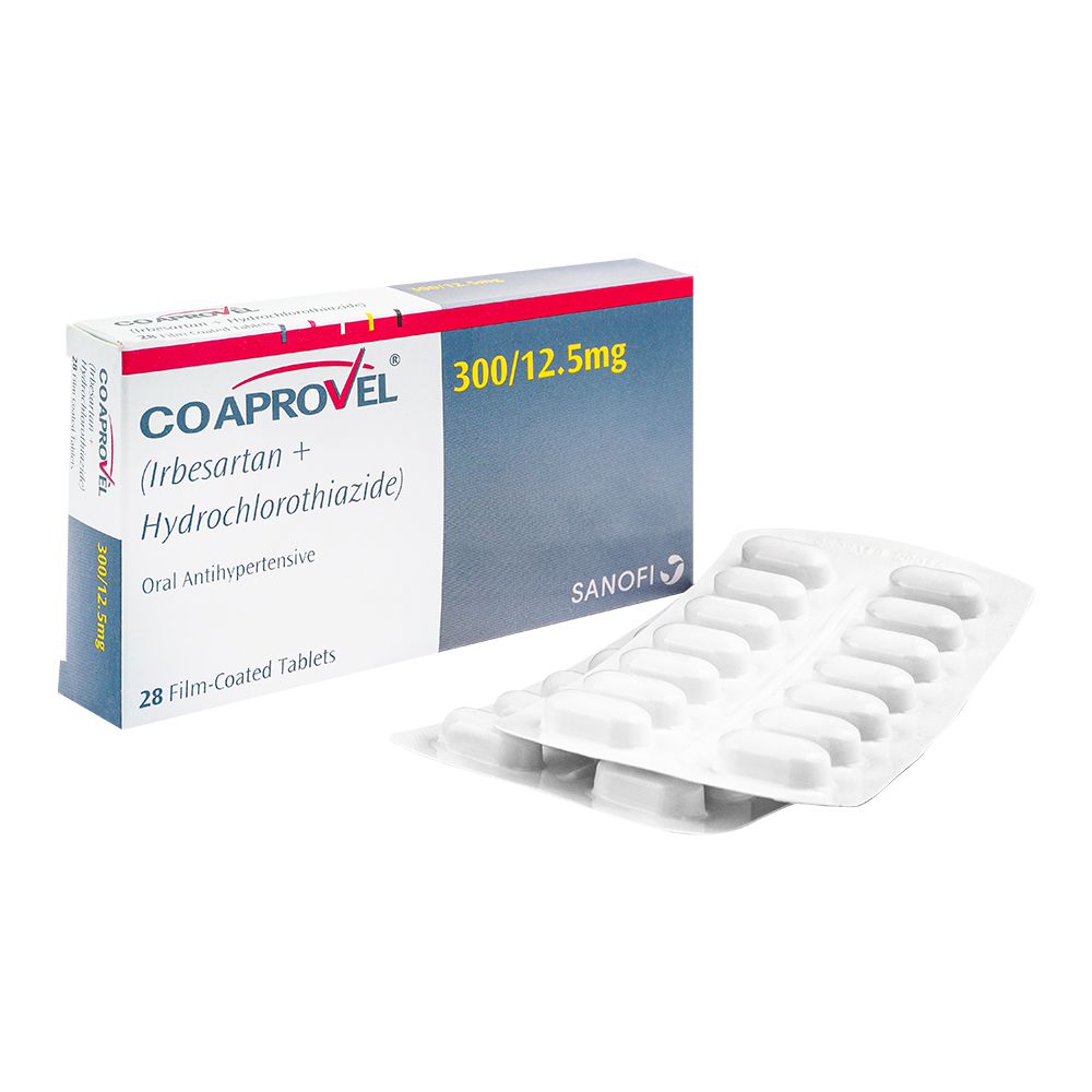 Co-Aprovel Tablet, 300/12.5mg, 28-Pack product image - Bolanclinic