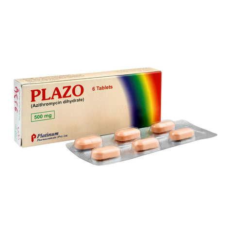 Platinum Pharmaceuticals Plazo Tablet, 500mg, 6-Pack product image - Bolanclinic