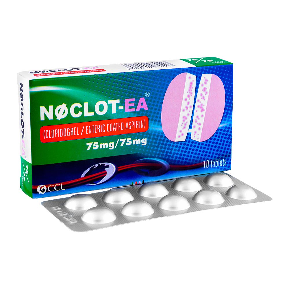 CCL Pharmaceuticals Noclot-EA Tablet, 75mg/75mg, 10-Pack product image - Bolanclinic