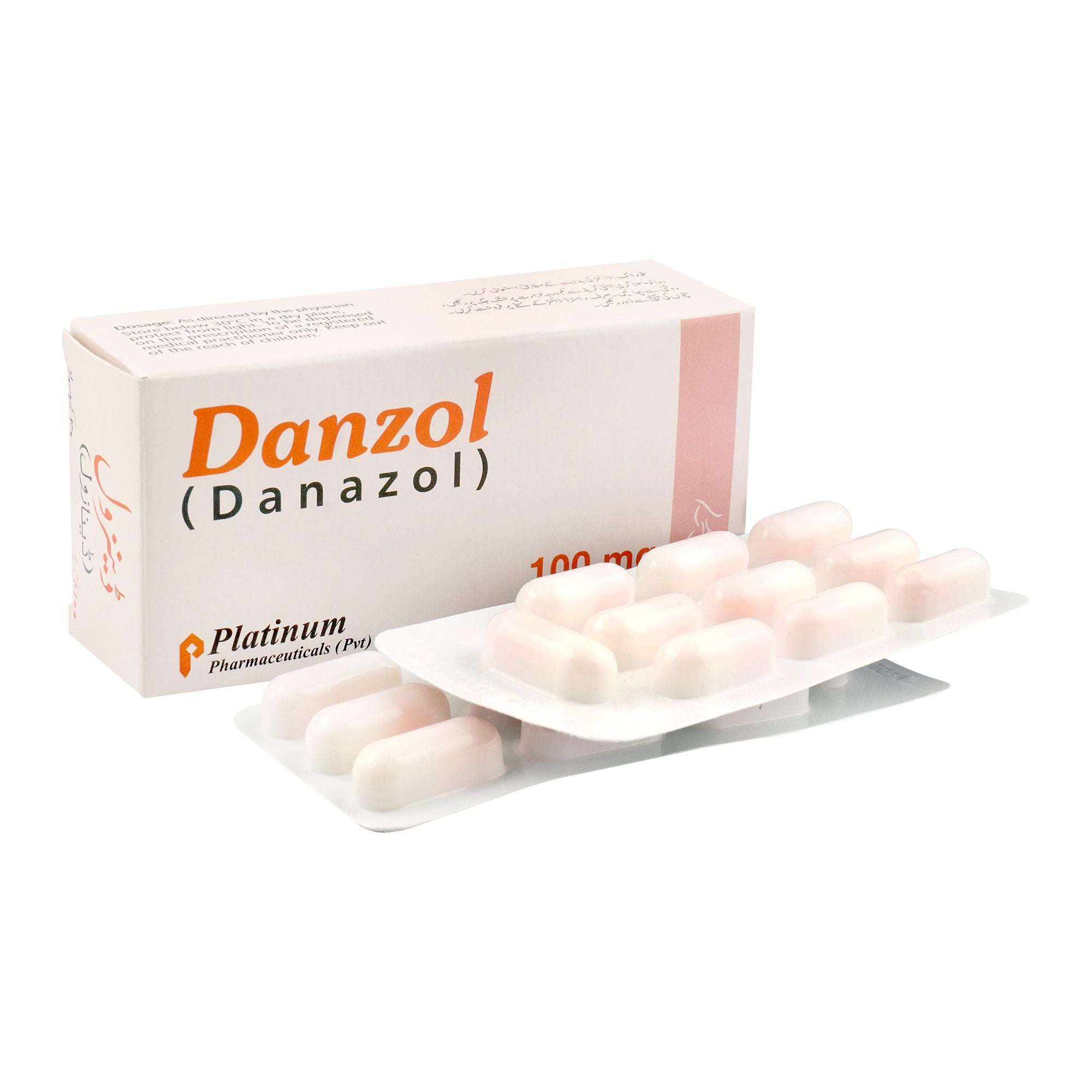 Platinum Pharmaceuticals Danzol Capsule, 100mg, 30-Pack product image - Bolanclinic