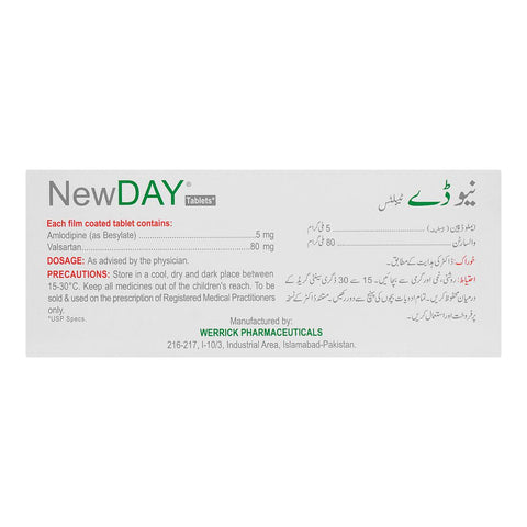 Werrick Pharmaceuticals Newday Tablet, 5mg/80mg, 14-Pack product image 2 - Bolanclinic