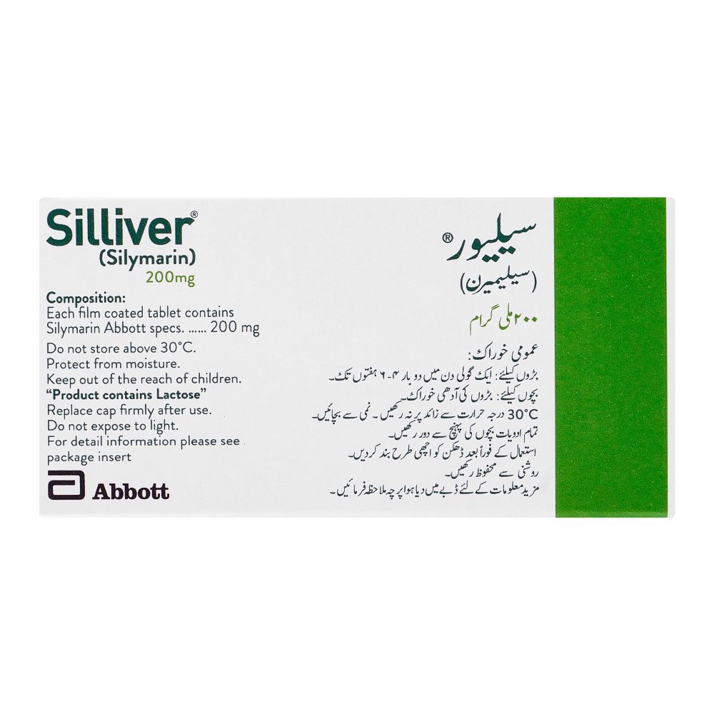 Abbott Silliver Tablet, 200mg, 30-Pack product image 2 - Bolanclinic