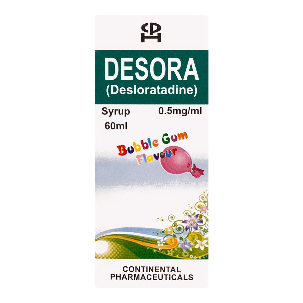 Continental Pharmaceuticals Desora Syrup, 60ml product image 2 - Bolanclinic