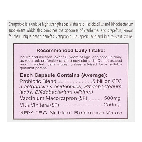 Nutra Zone Healthcare Cranprobio One A Day Capsules, 10-Pack product image 3 - Bolanclinic