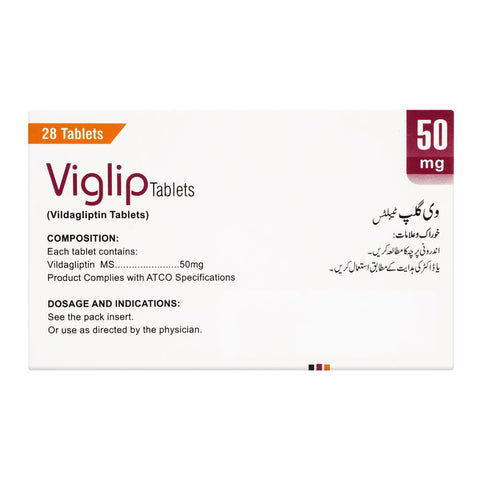 ATCO Laboratories Viglip Tablet, 50mg, 28-Pack product image 2 - Bolanclinic