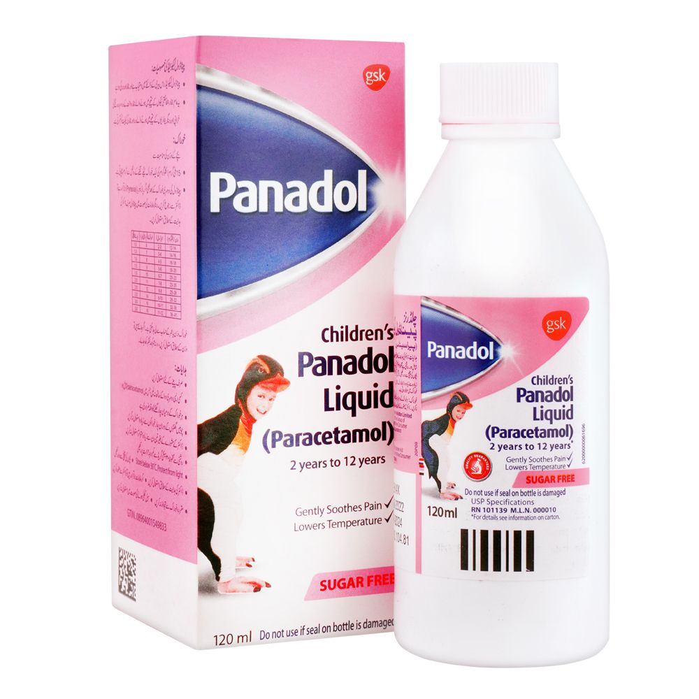 Haleon Children's Panadol Liquid, Sugar-Free, 120ml product image 3 - Bolanclinic