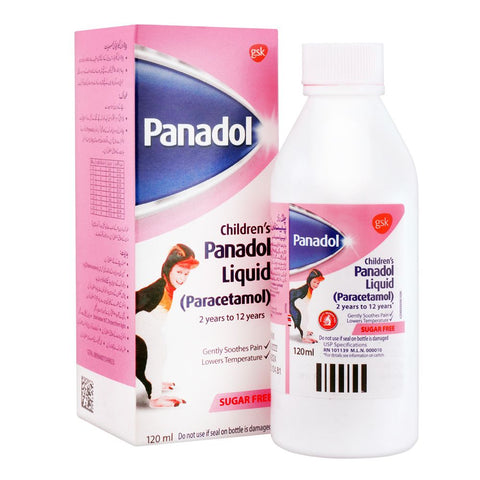 Haleon Children's Panadol Liquid, Sugar-Free, 120ml product image 3 - Bolanclinic