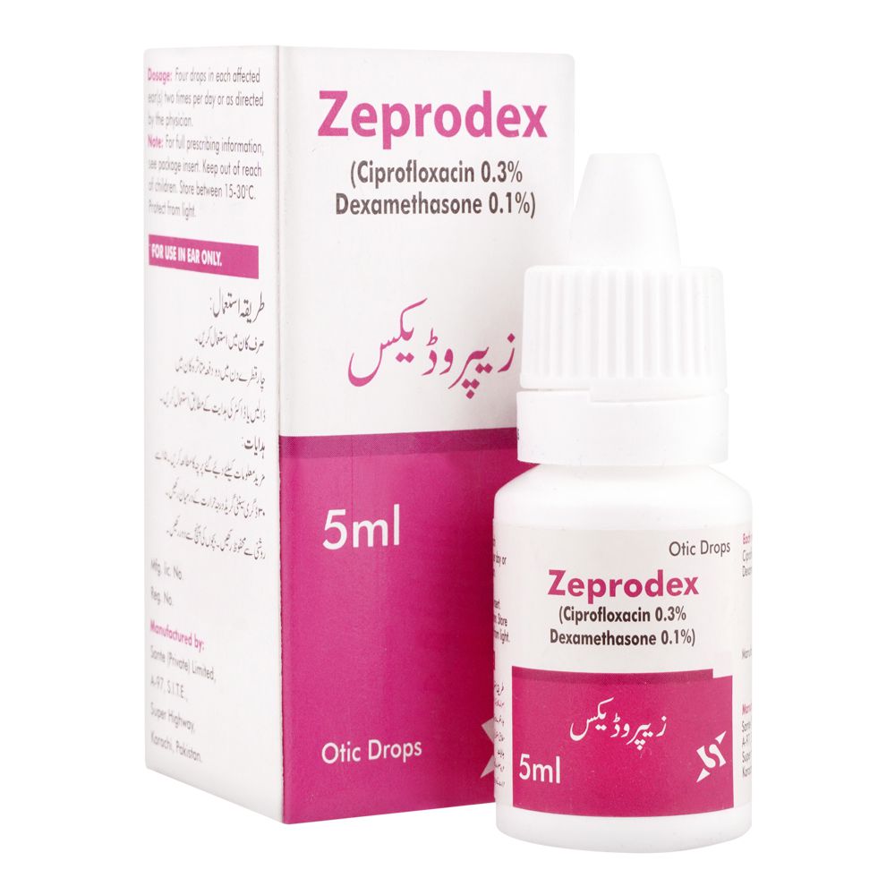 Sante Pharma Zeprodex Otic Drops, 5ml product image - Bolanclinic