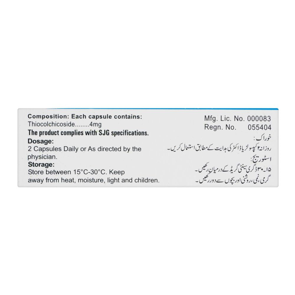 S.J. & G. Thiolax Capsule, 4mg, 1-Strip product image 3 - Bolanclinic