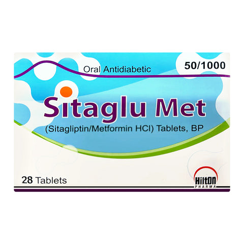 Sitaglu Met Tablets, 50/1000mg, 1-Strip product image - Bolanclinic