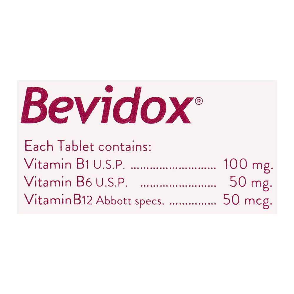 Abbott Bevidox Tablet, 60-Pack product image 3 - Bolanclinic