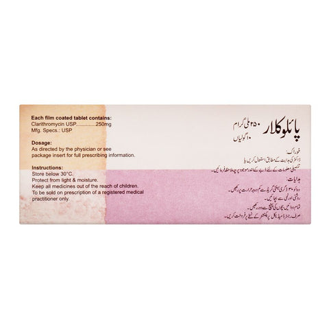High-Q Pharmaceuticals Pyloclar Tablet, 250mg, 10-Pack product image 2 - Bolanclinic