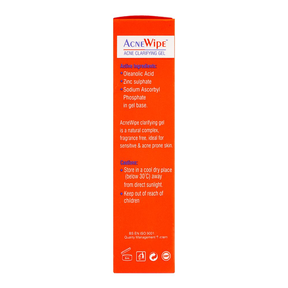 Safrin Skin Care Acne Wipe Clarifying Gel, 15g product image 4 - Bolanclinic