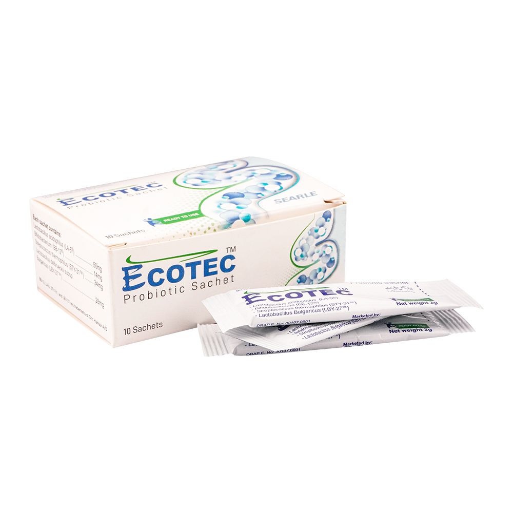 Searle Ecotec Probiotic Sachets, 10-Pack product image - Bolanclinic