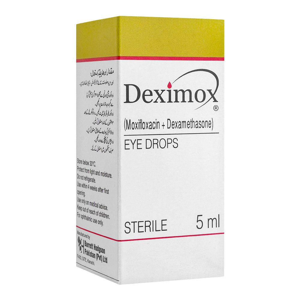 Barrett Hodgson Deximox Eye Drops, 5ml product image - Bolanclinic