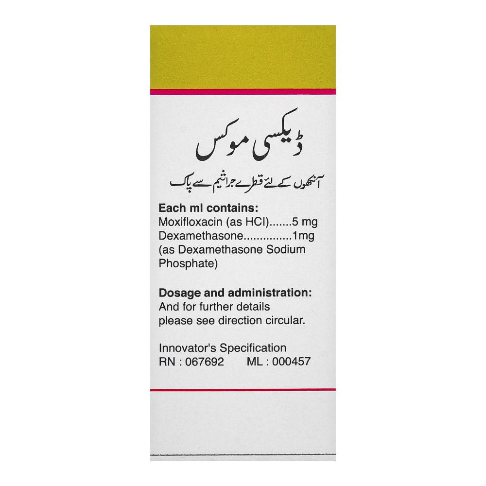 Barrett Hodgson Deximox Eye Drops, 5ml product image 2 - Bolanclinic