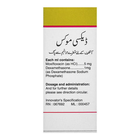 Barrett Hodgson Deximox Eye Drops, 5ml product image 2 - Bolanclinic
