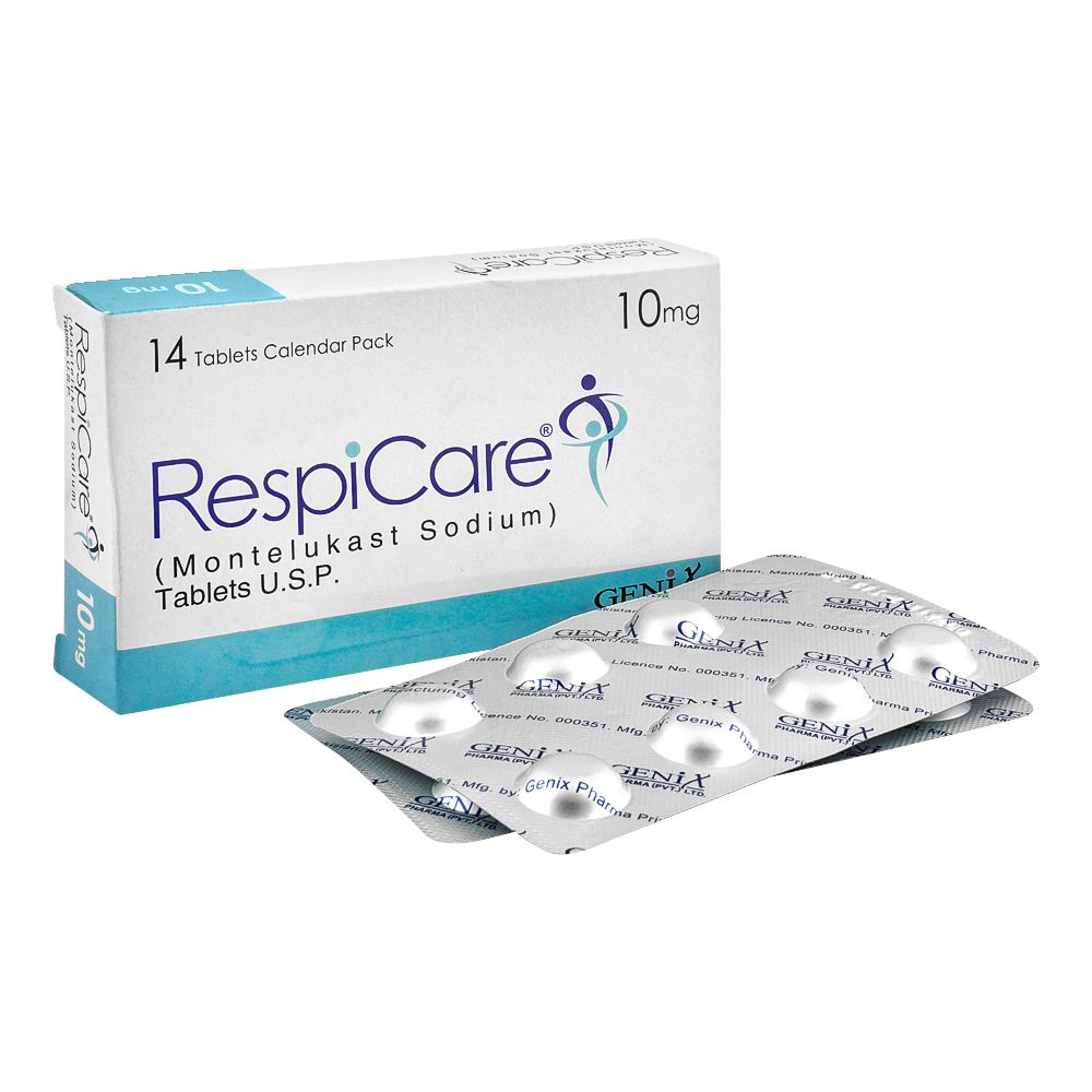 Genix Pharma Respicare Tablet, 10mg, 14-Pack product image - Bolanclinic