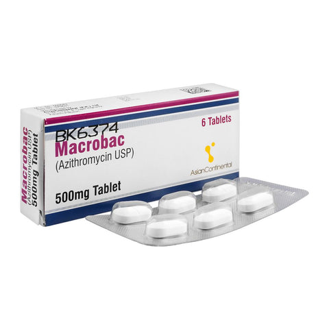 AsianContinental Macrobac Tablet, 500mg, 6-Pack product image - Bolanclinic