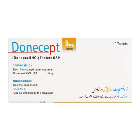 ATCO Laboratories Donecept Tablet, 5mg, 10-Pack product image 2 - Bolanclinic