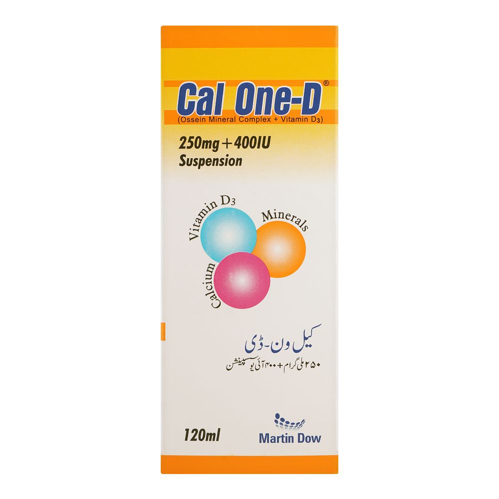 Martin Dow Cal One-D Suspension, 120ml product image 2 - Bolanclinic