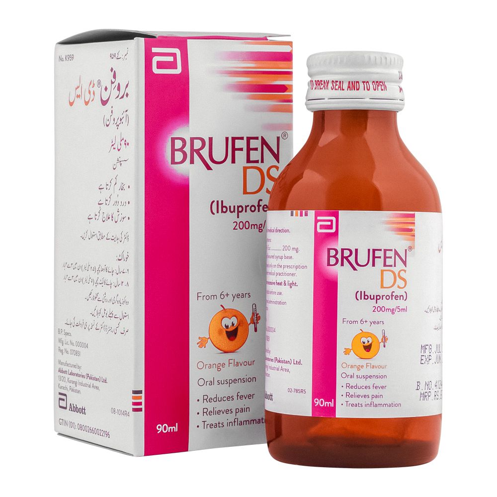 Abbott Brufen DS Suspension, 90ml product image - Bolanclinic