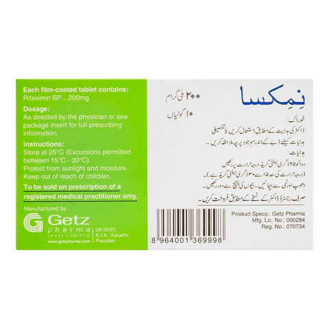 Getz Pharma Nimixa Tablet, 200mg, 10-Pack product image 3 - Bolanclinic
