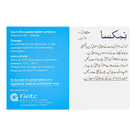 Getz Pharma Nimixa Tablet, 550mg, 10-Pack product image 3 - Bolanclinic