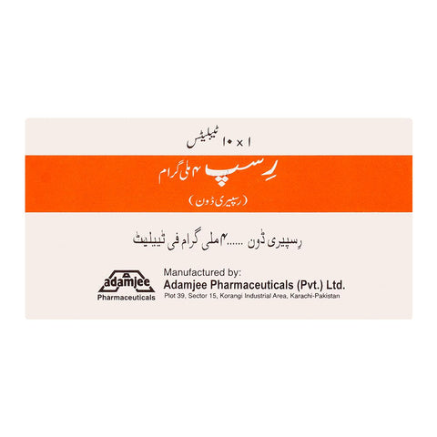 Adamjee Pharmaceuticals Risp Tablet, 4mg, 10-Pack product image 2 - Bolanclinic