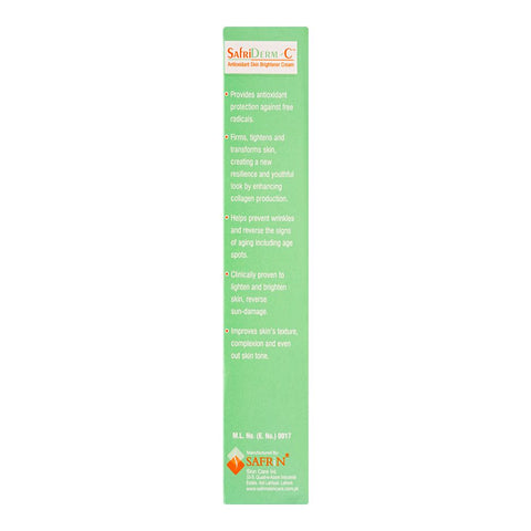 Safrin Skin Care Safriderm C Cream, 30g product image 3 - Bolanclinic