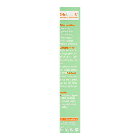Safrin Skin Care Safriderm C Cream, 30g product image 4 - Bolanclinic