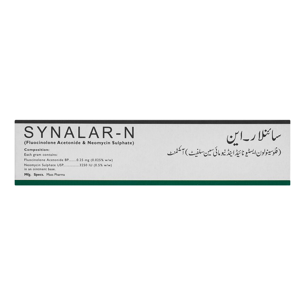 Mass Pharma Synalar-N Ointment, 30g product image 2 - Bolanclinic