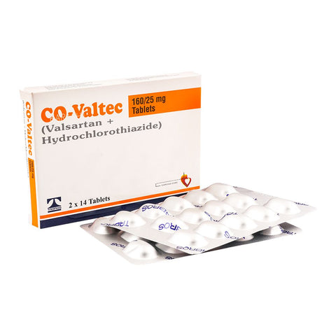 Tabros Pharma Co-Valtec Tablet, 160/25mg, 28-Pack product image - Bolanclinic