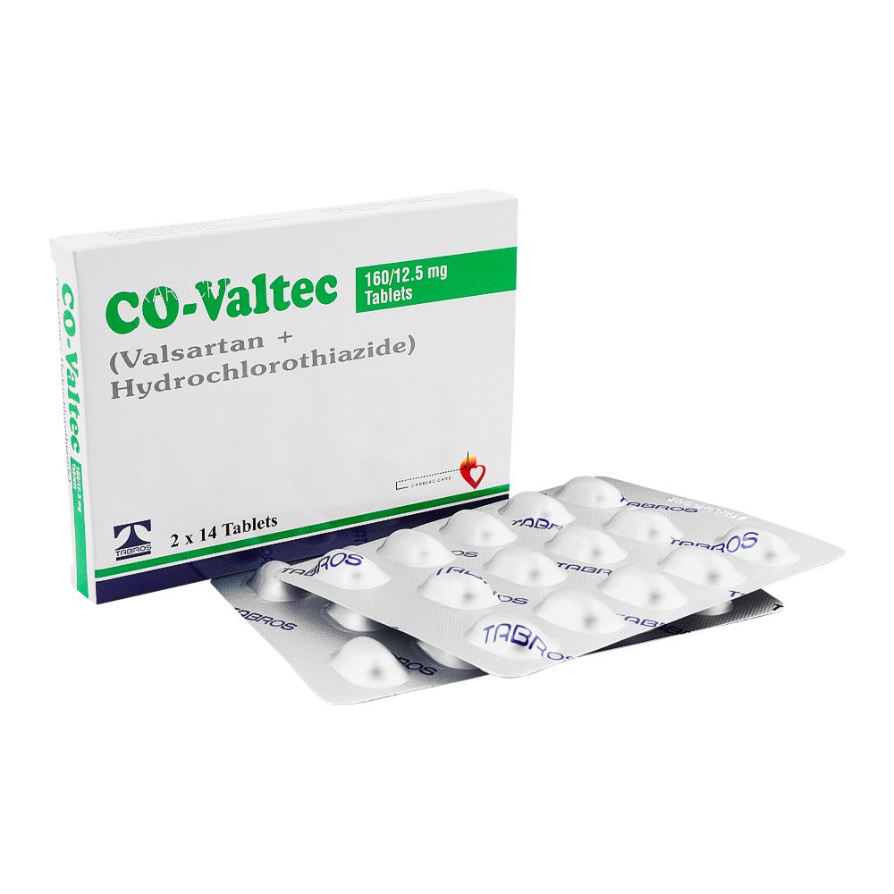 Tabros Pharma Co-Valtec Tablet, 160/12.5mg, 28-Pack product image - Bolanclinic